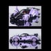 Mechanical Sports Car Of Assembled Building Block Toy Model（3428pcs）