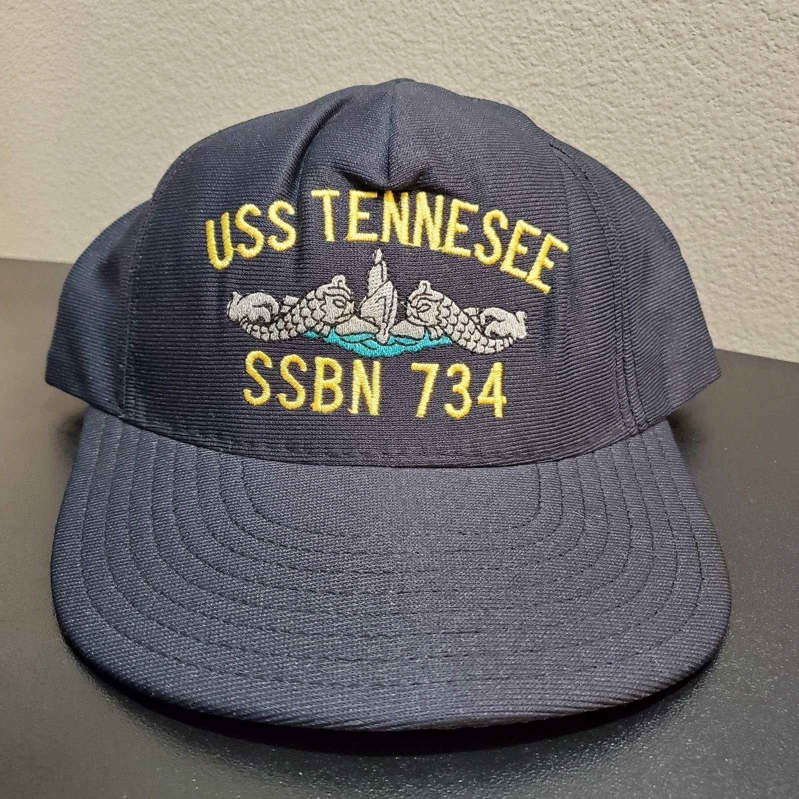 VTG USS Tennesee SSBN 734 Hat *Flaw