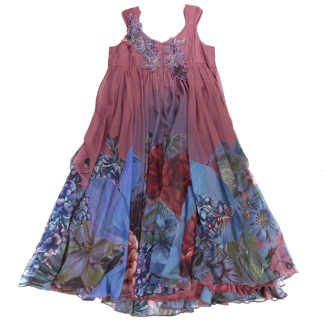 NWT Anthropologie Geisha Designs Three Dimensional Floral