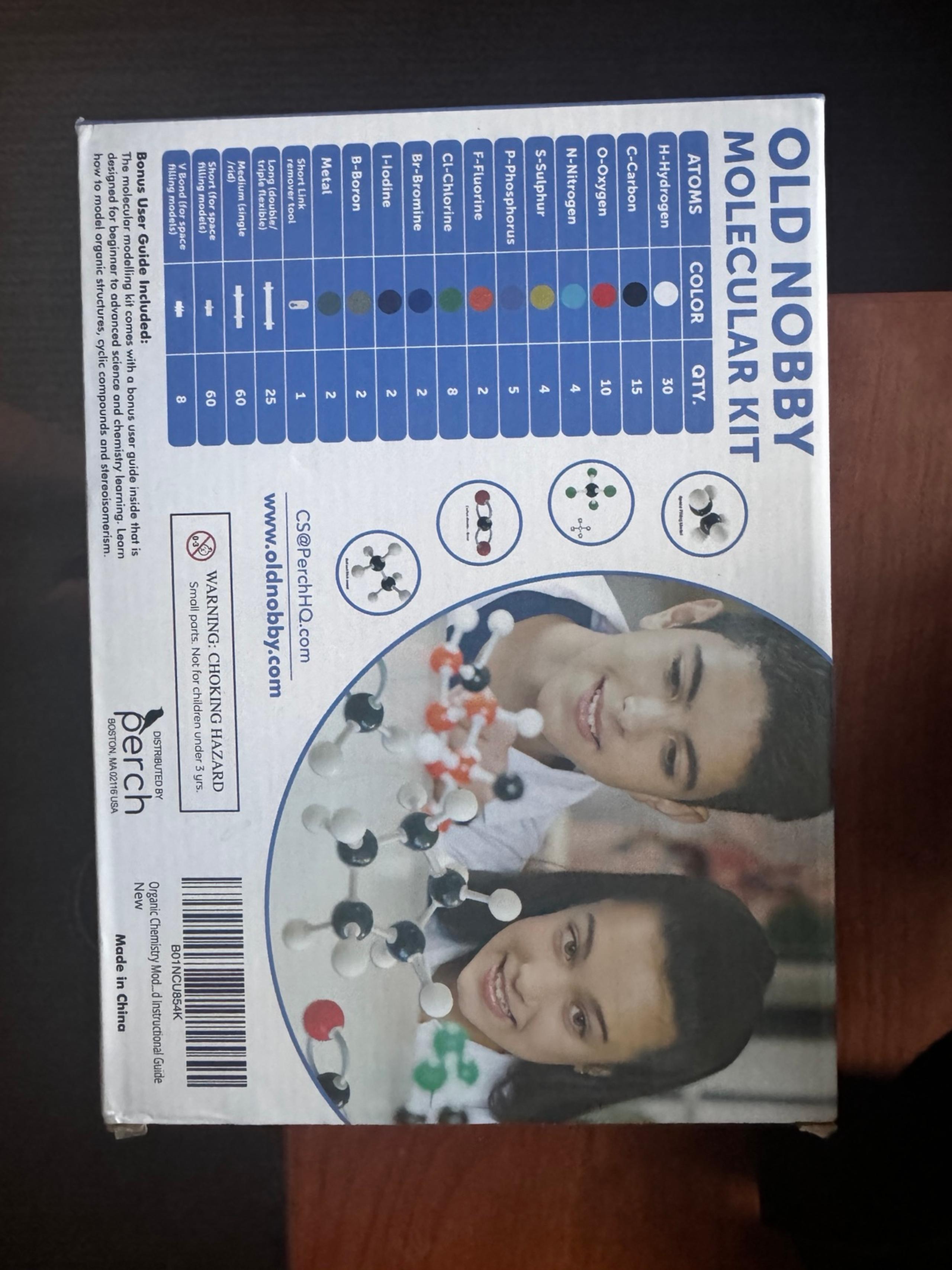 Organic chemistry molecular kit
