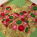 Beautiful Vintage Spring/Summer Green Channel Scarf