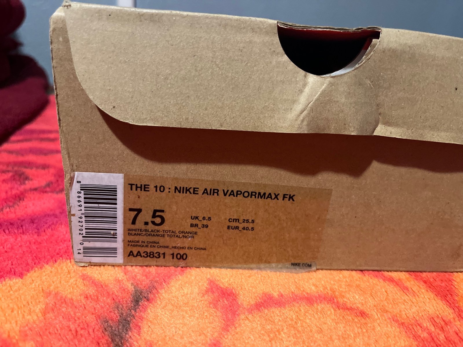 Off white vapormax