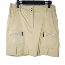 Jamie Sadock Beige Golf Cargo Active Skirt Skort Size 8