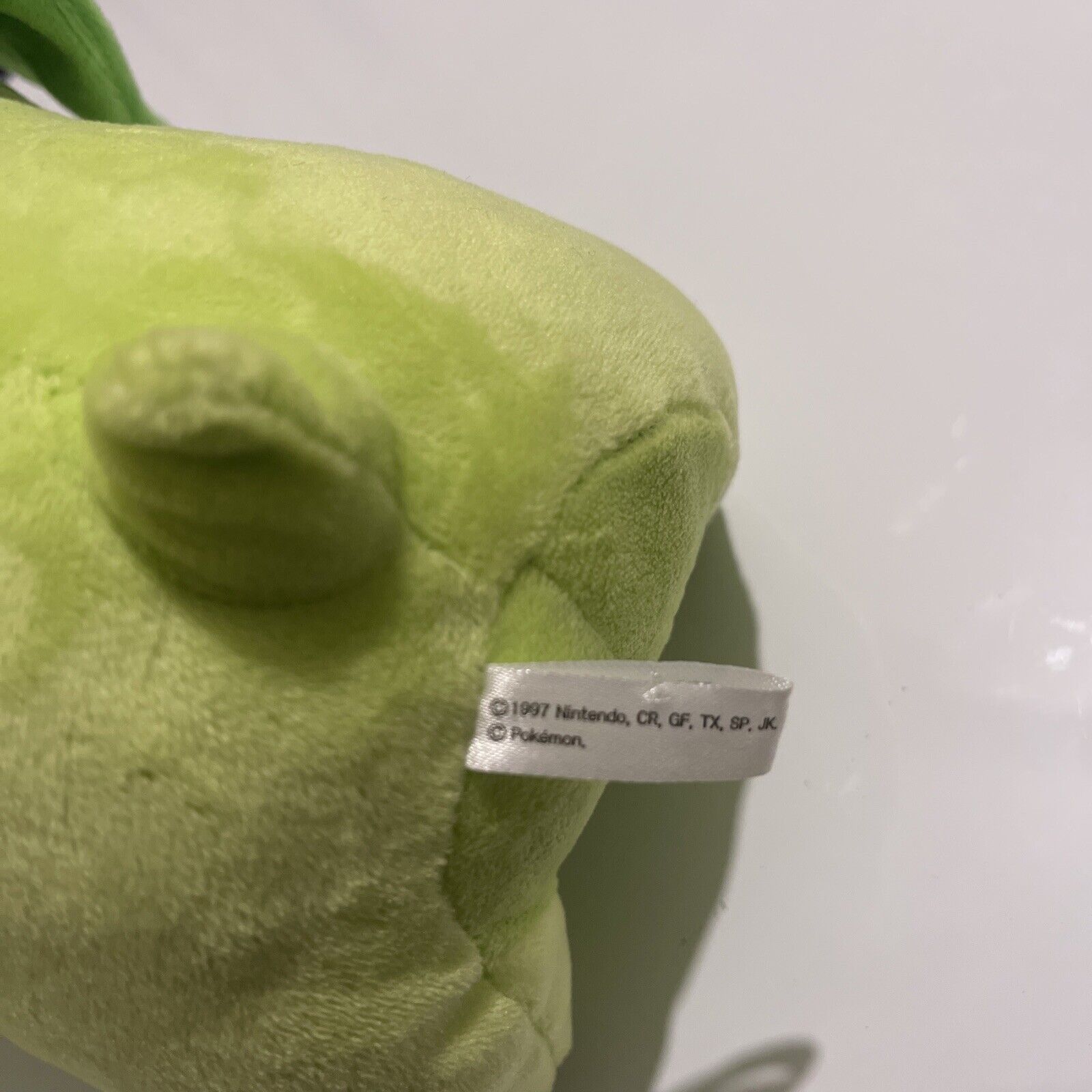 3rd Round Chikorita Plush 10” Nintendo Pokémon 1997