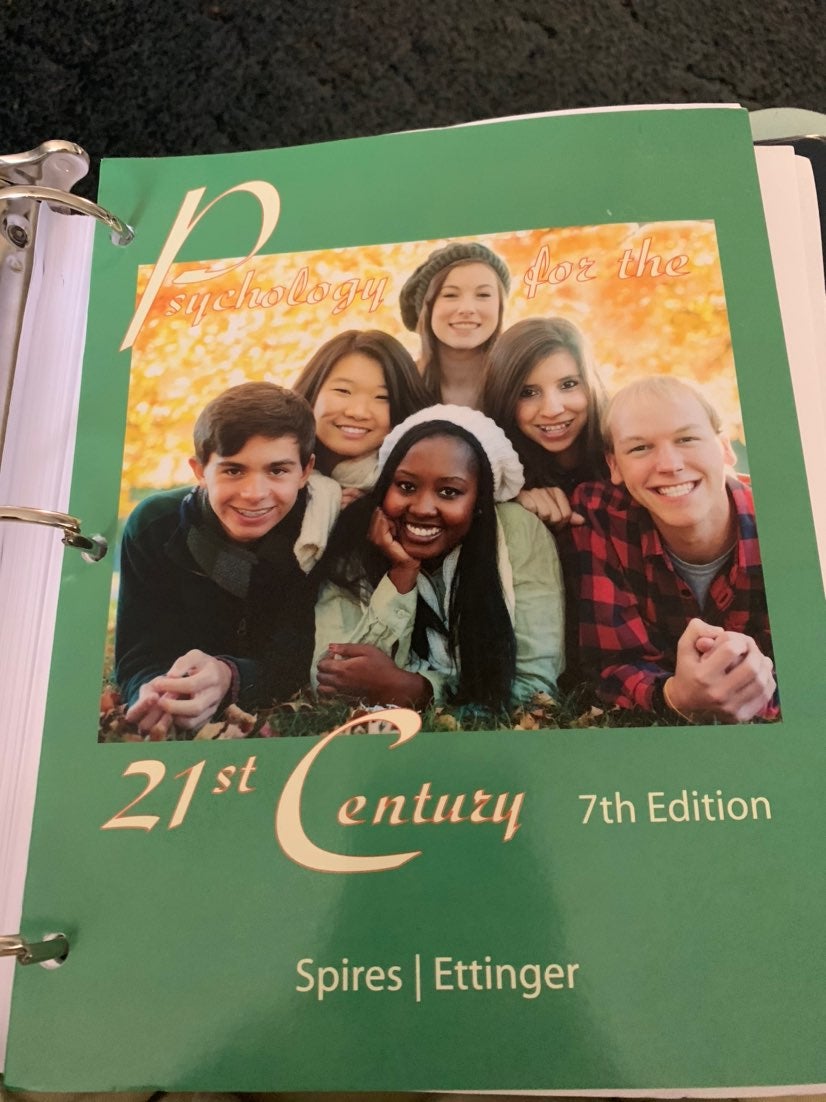 Psychology for the 21st century textbook