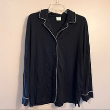 Like New Soma Notch Collar Long Sleeve PJ Top