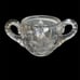 VINTAGE, HAWKES SUGAR AND CREAMER CUT GLASS SET