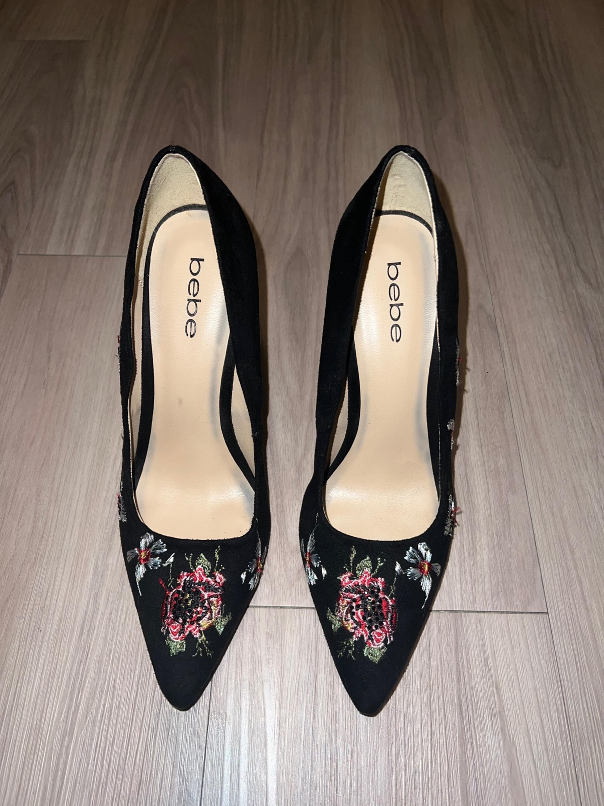 Bebe Floral Heels