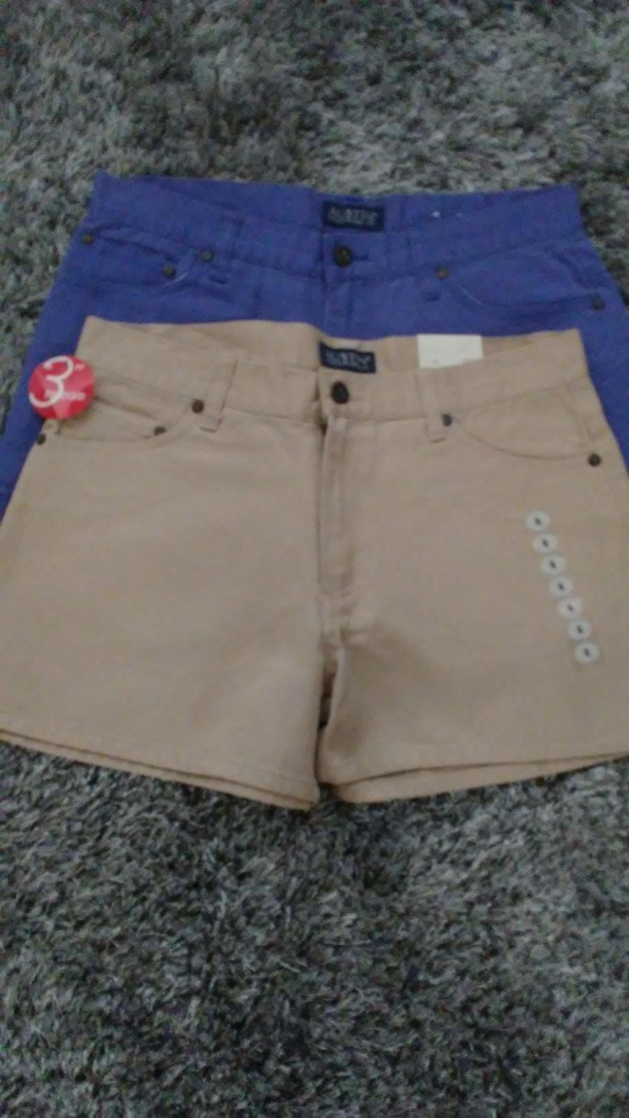 2 Pair Denim Shorts