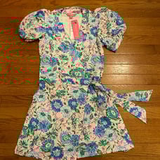 NWT Lilly Pulitzer Sailynn Spring Easter Floral Wrap Dress