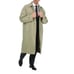 Cianni Cellini Men’s Beige Long Trench Coat Raincoat With Removable Liner Sz 40L