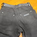 Vintage 90s authentic Harley Davidson pants black leather & stretch lycra inlay