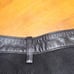 Vintage 90s authentic Harley Davidson pants black leather & stretch lycra inlay