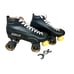Pacer Mens Sz 9 Formula Speed Roller Skates Quad Cruiser Black Fury GTS Wheels