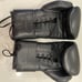 Deportes Casanova Professional 18oz Ounce Black Leather Pre-OwnedBoxing Gloves!!