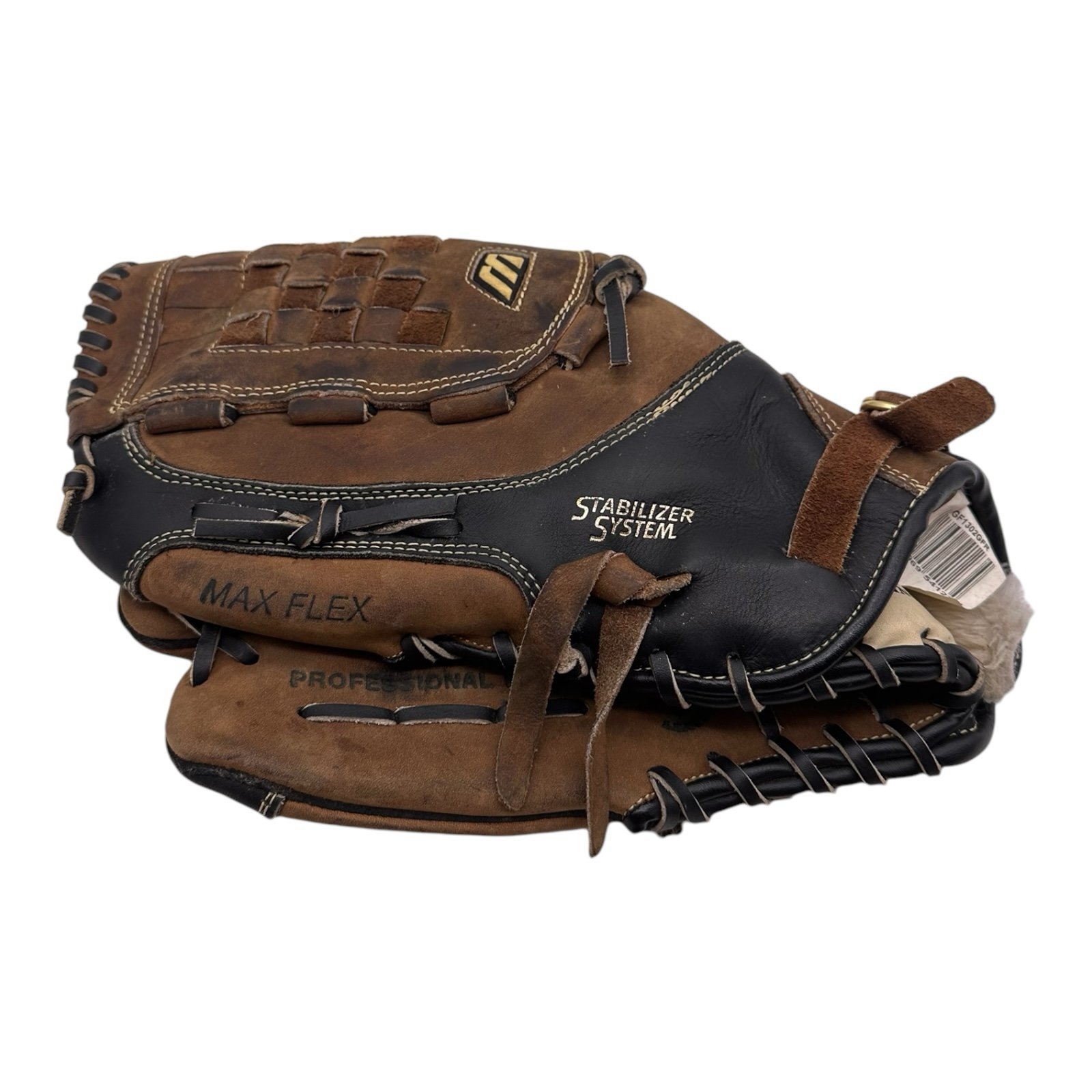 Mizuno MZS1302 Baseball Glove Max Flex Fill Grain Leather Professional Model LHT