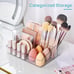 Vtopmart 3 Tier Clear Makeup Organizer with Drawer, Cosmetic Storage for Dresser