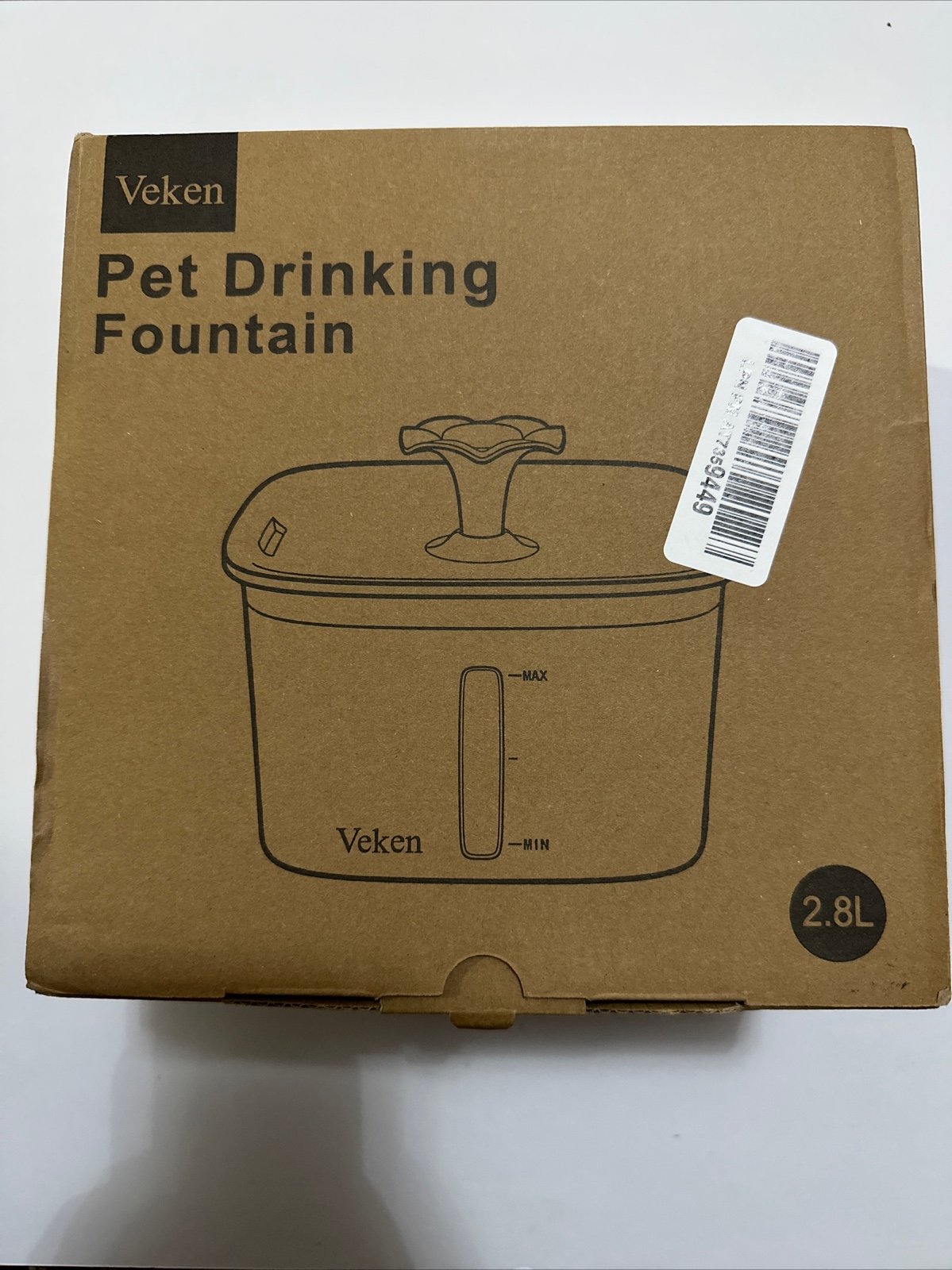 Pet Fountain, Automatic Cat Water Fountain Dog Water Dispenser