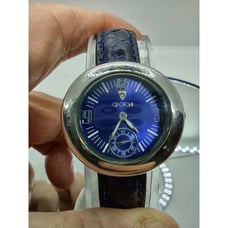 Croton Crotalus Swiss Quartz Ladies Blue Face Vintage Watch