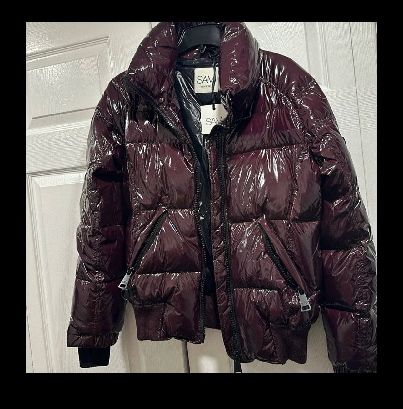 S.A.M Burgundy bomber Jacket