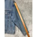 VTG 90's DKNY Men's Trucker Jacket Size Large Blue Denim Embroidered
