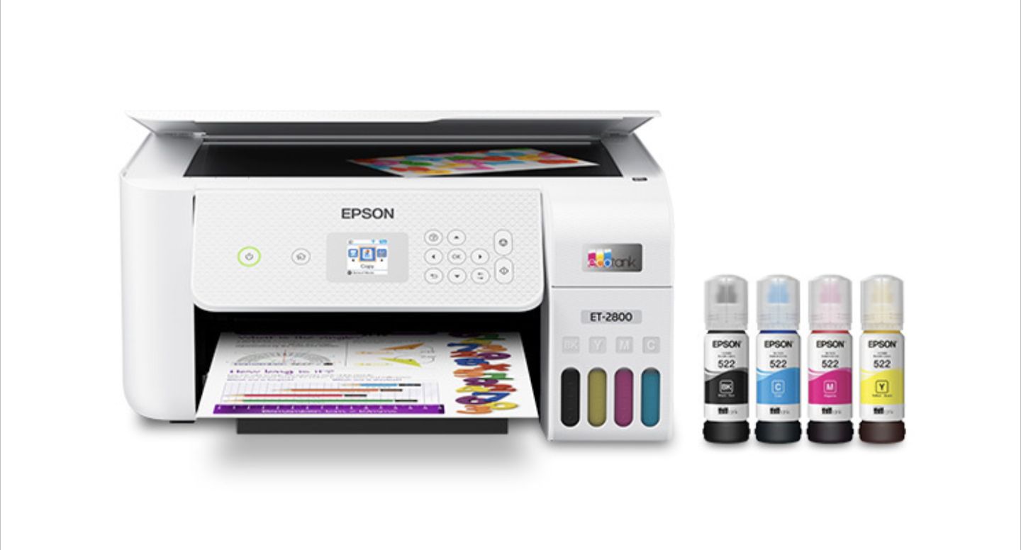 Brand New Epson EcoTank ET-2803 2800 Printer , scanner, and sublimation capable.