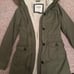 Abercrombie and Fitch women lined Parka Jacket Size “S”