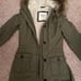 Abercrombie and Fitch women lined Parka Jacket Size “S”