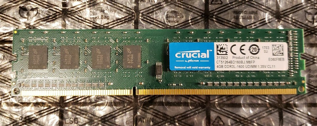 Crucial 4GB DDR3L-1600 RAM CT51264BD160BJ.M8FP