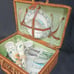 23 pcs Gibson wicker picnic basket set service for 2, tableware set, dinner set