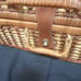 23 pcs Gibson wicker picnic basket set service for 2, tableware set, dinner set