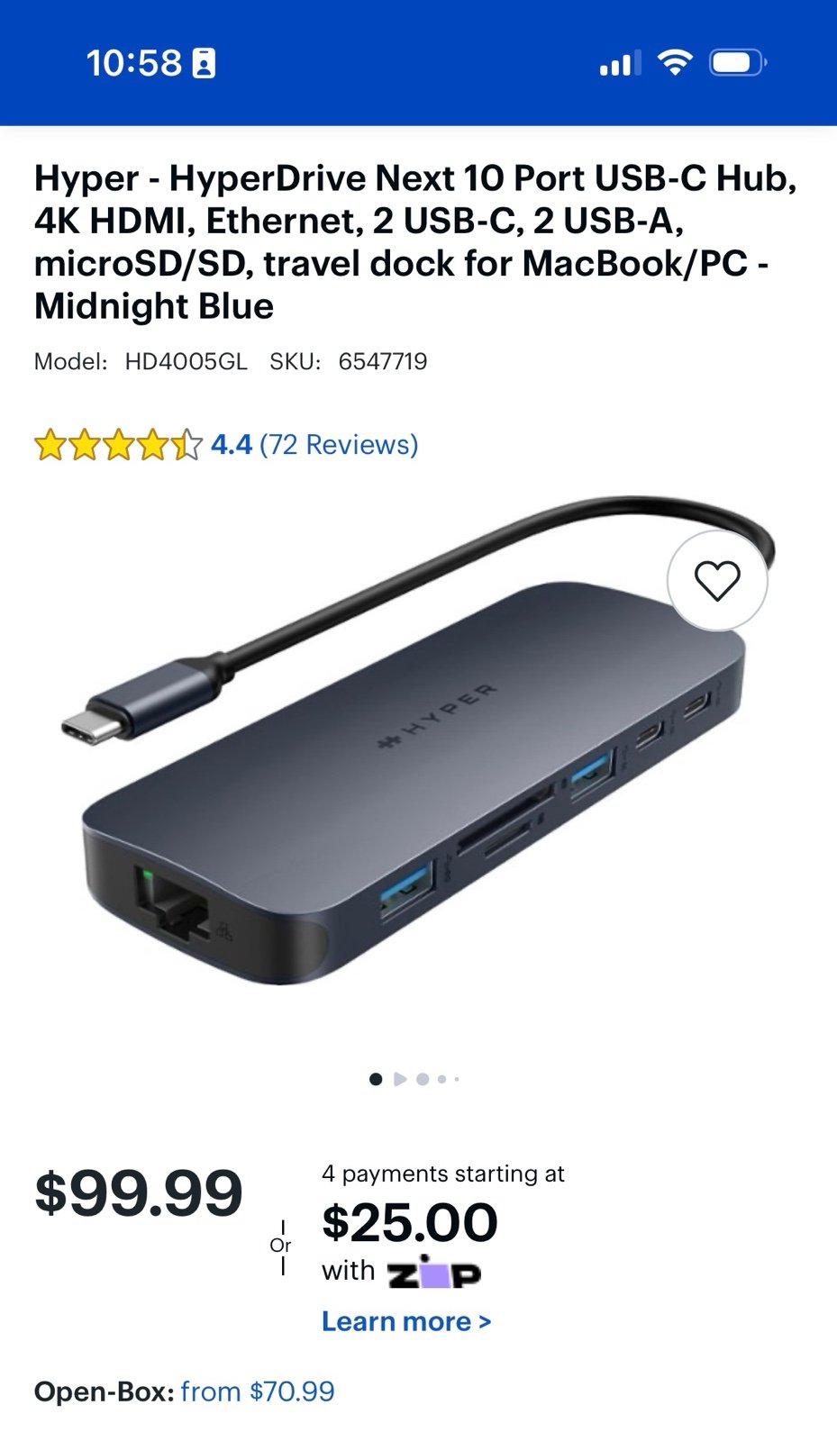Hyper 10 Port USB C Hub