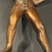 VTG LOT OF 2- LEONIDAS STATUES W/SPEARS & SHEILDS-GREECE-HEAVY--12”