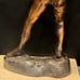 VTG LOT OF 2- LEONIDAS STATUES W/SPEARS & SHEILDS-GREECE-HEAVY--12”