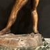 VTG LOT OF 2- LEONIDAS STATUES W/SPEARS & SHEILDS-GREECE-HEAVY--12”