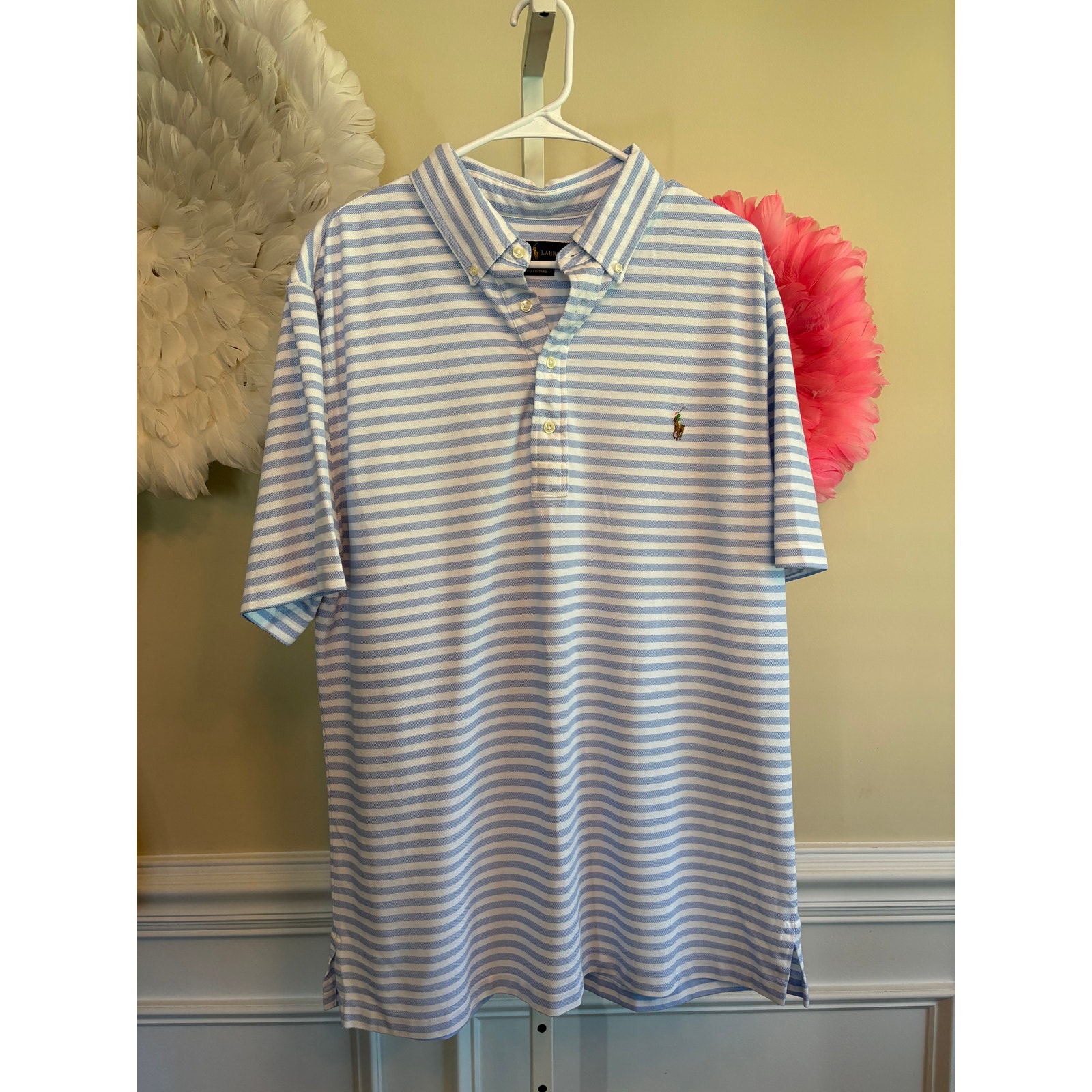 RALPH LAUREN KNIT OXFORD POLO SIZE LT TALL