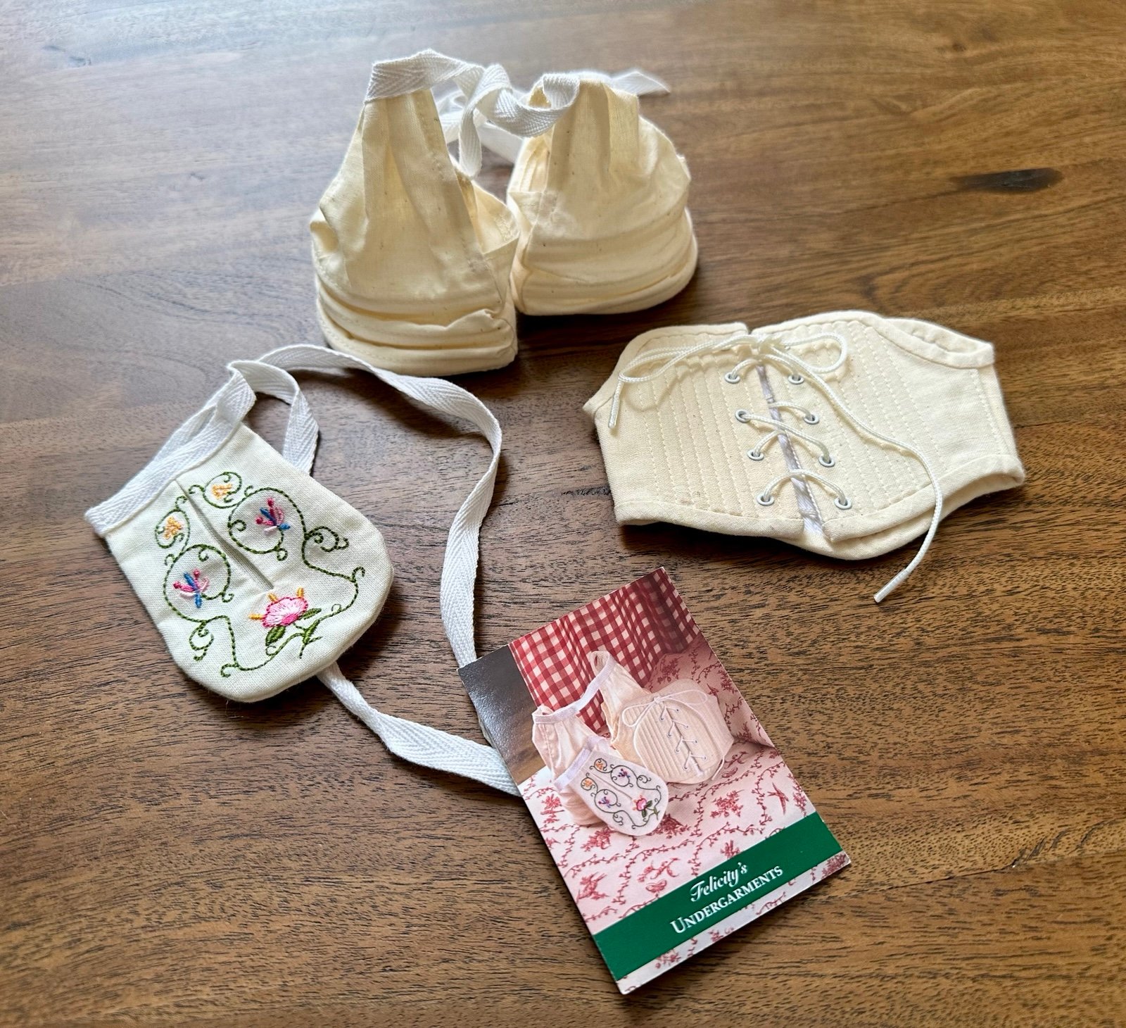 American Girl Doll Felicity’s Colonial Undergarments-Retired-Like New