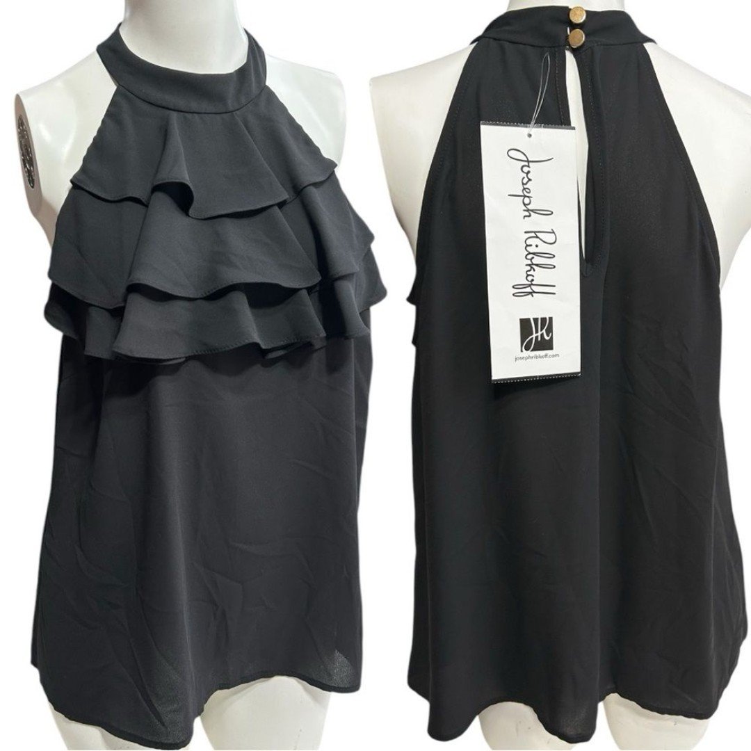 Joseph Ribkoff Sleeveless Blouse Style 193295 Keyhole Back Top NWT size 10