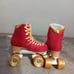 Excellent Condition Red&Yellow Golden Horse Roller Skates Youth Size 3