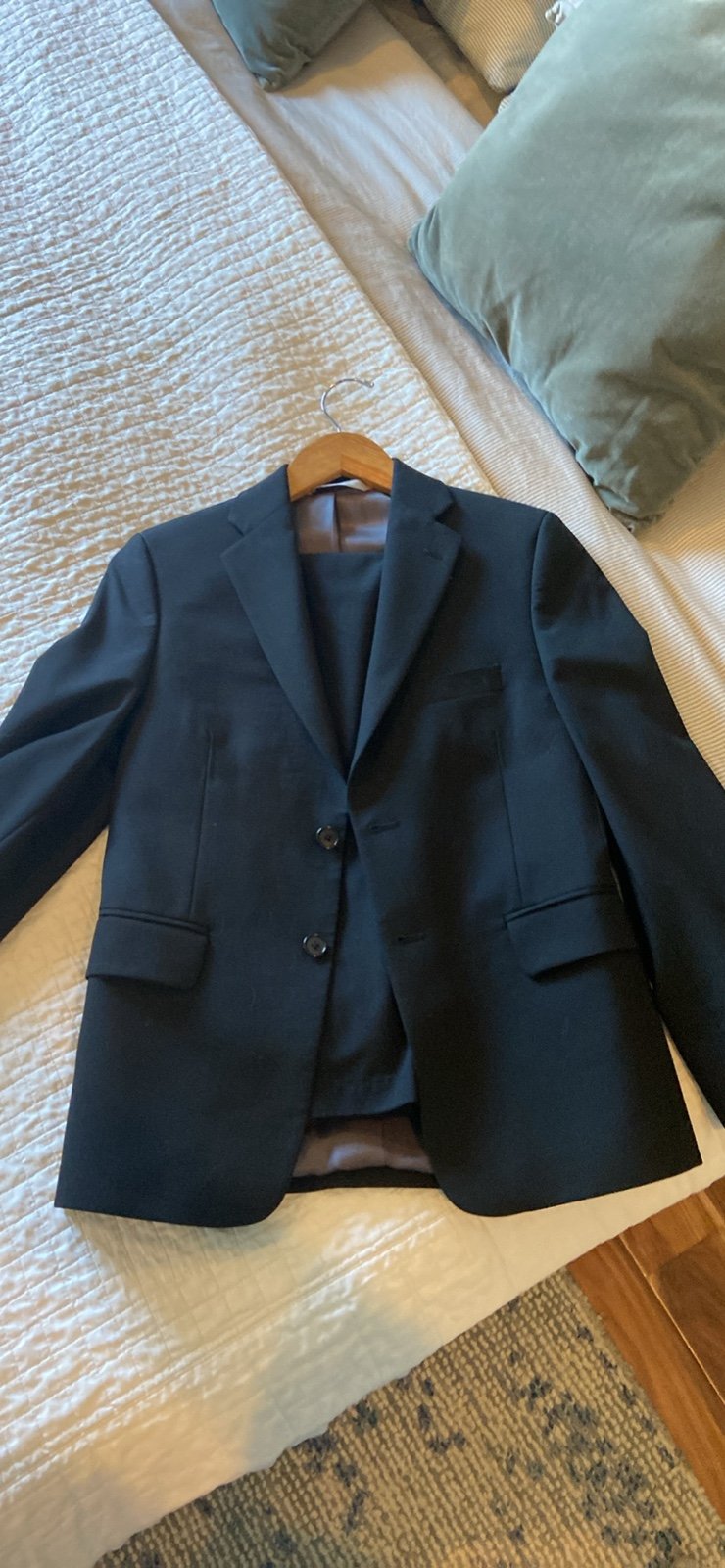 Nordstrom two piece black suit Boys