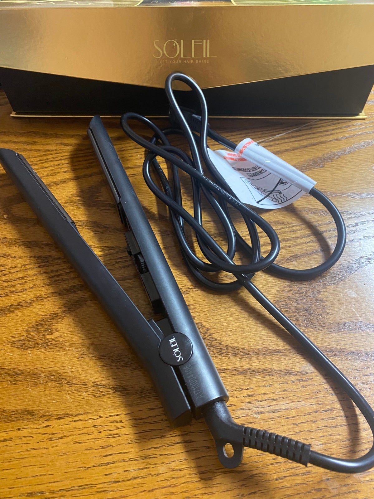 how to use soleil flat iron