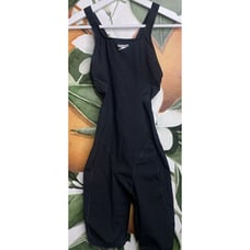 Speedo Women's Size 8/34 Vanquisher Solid Kneeskin Black New