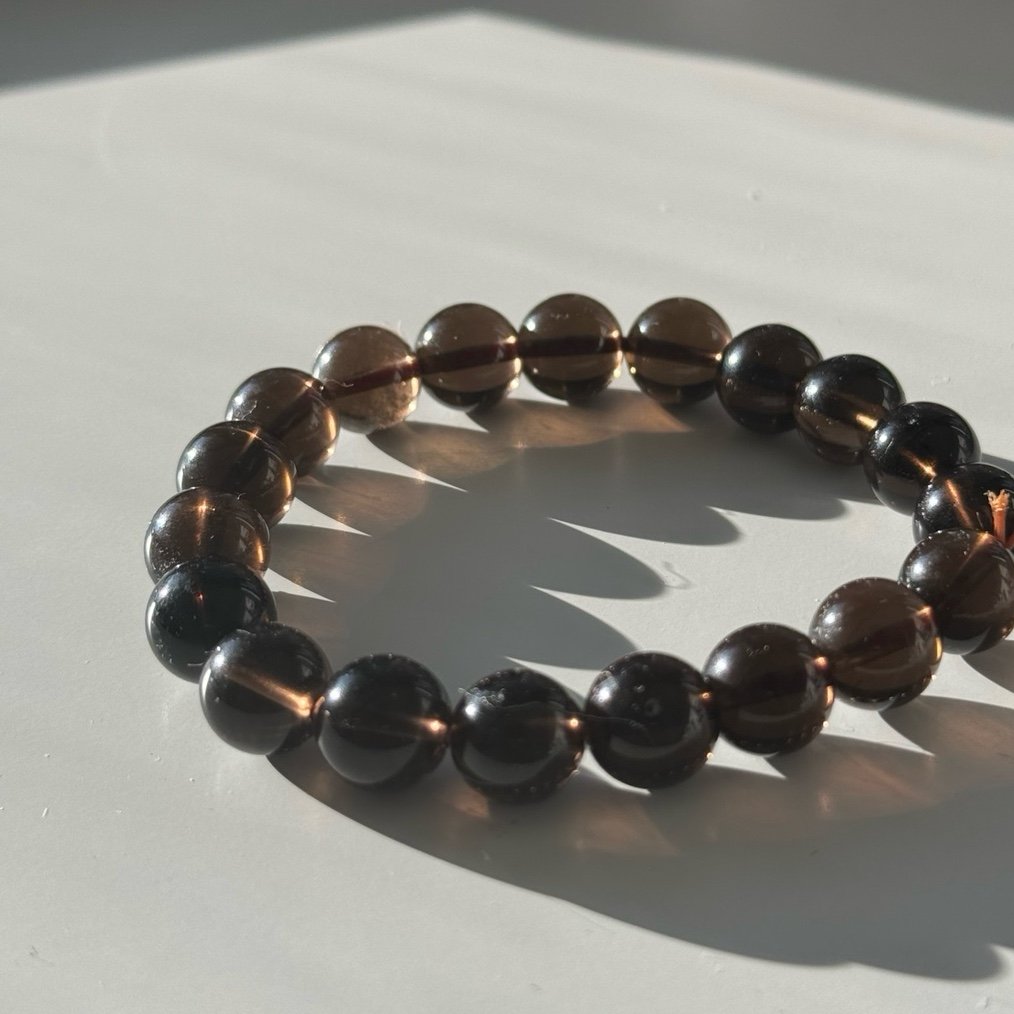 Smokey Quartz Crystal bracelet: Healing & Protection