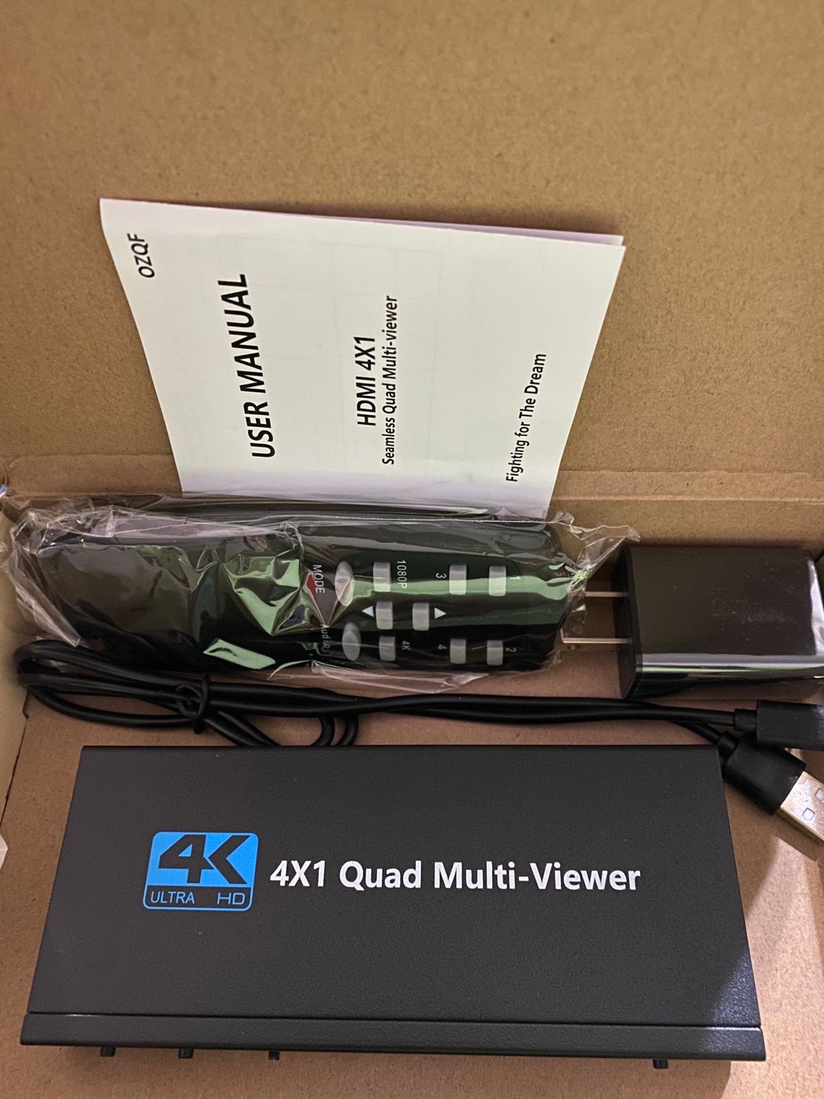 New 4K 4x1 Quad multi viewer