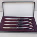 Carvel Hall 4 pc Steak Knives Set 1986