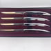 Carvel Hall 4 pc Steak Knives Set 1986
