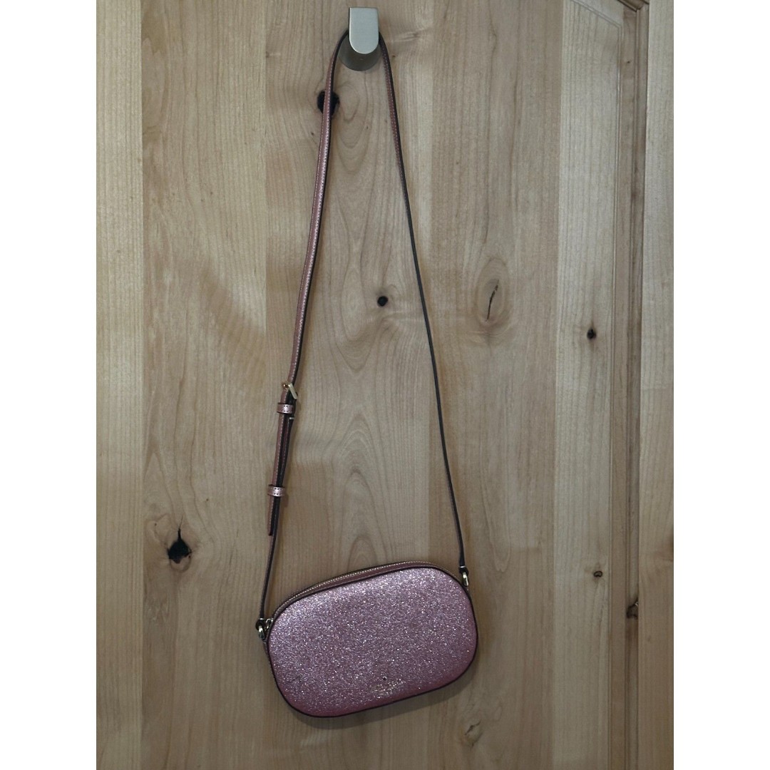 Kate Spade New York Glimmer Oval Camera Bag NWOT