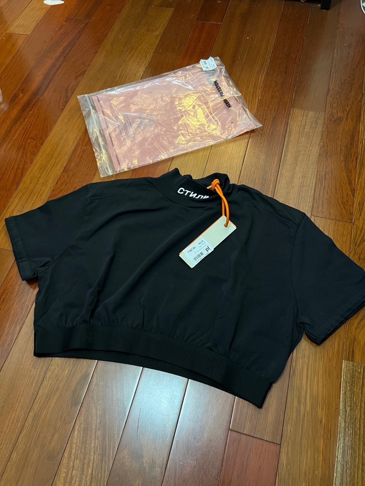HERON PRESTON CROPPED T-SHIRT