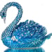 Swan Rhinestone Trinket Box