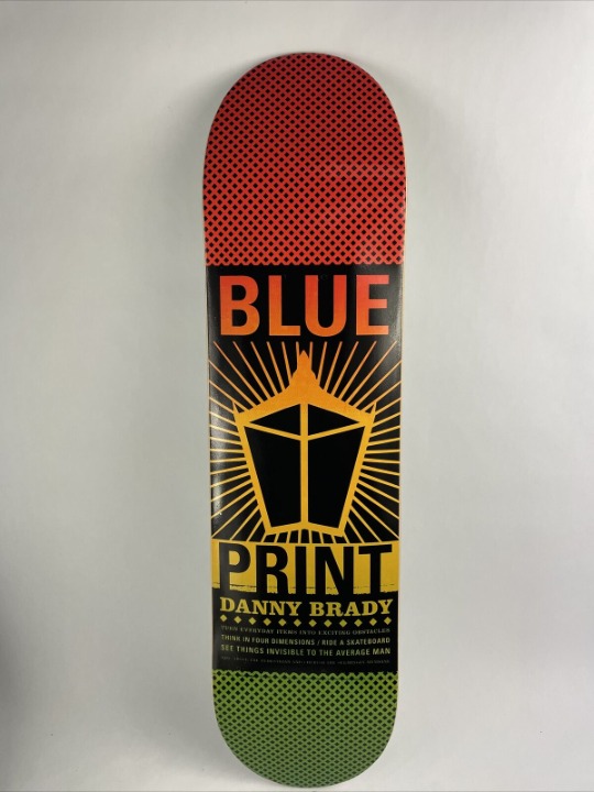 BLUEPRINT skateboards deck 8.25 RARE quality Paul Shier Pachinko